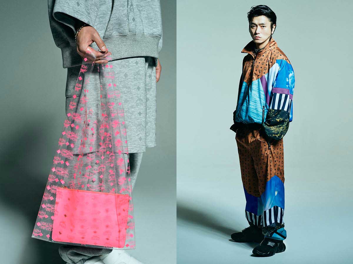 MCM2web Mcm bag pink tracksuit blue brown