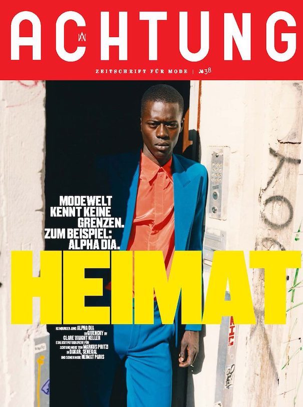Alpha Dia_Image5 cover alpha die model Achtung Mode magazine