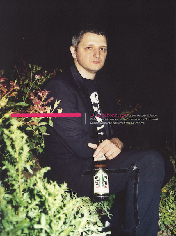 Dirk Schönberger, Nummer 16_Image 01 Dirk Schönberger Achtung Photo Busch Sitzen Pink Black Green