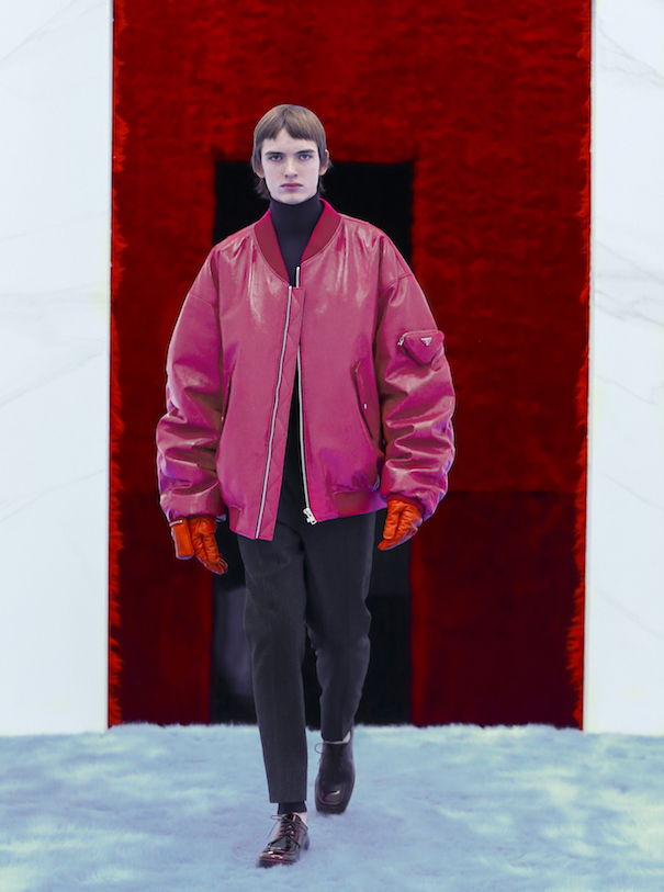 Milan Men’s Highlight F/W 2021 Prada Runway PRada Men F/W 2021 Jacket red
