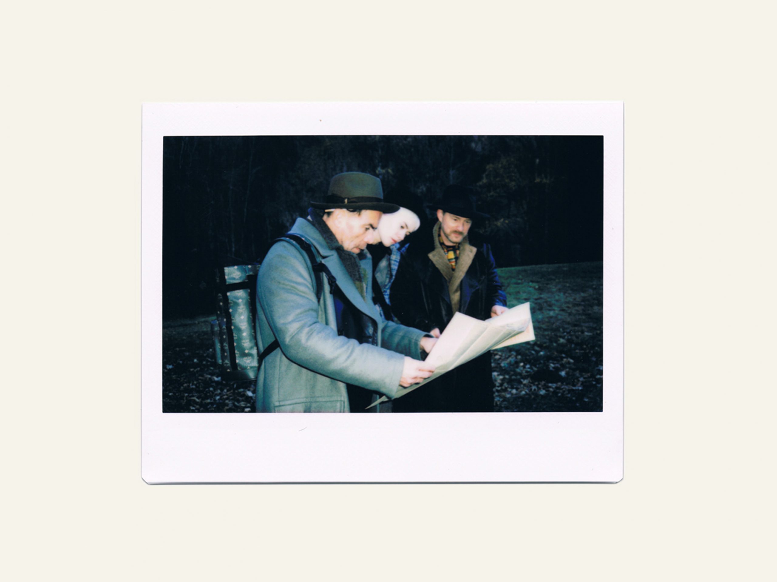 Hiking Part 2 mit Maike, Gregor, Markus Polaroid Wanderung Schwarzwald markus Maike Gregor Karte