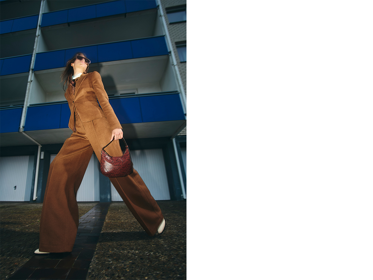 Total Max Mara look photographed in Westerland, Sylt