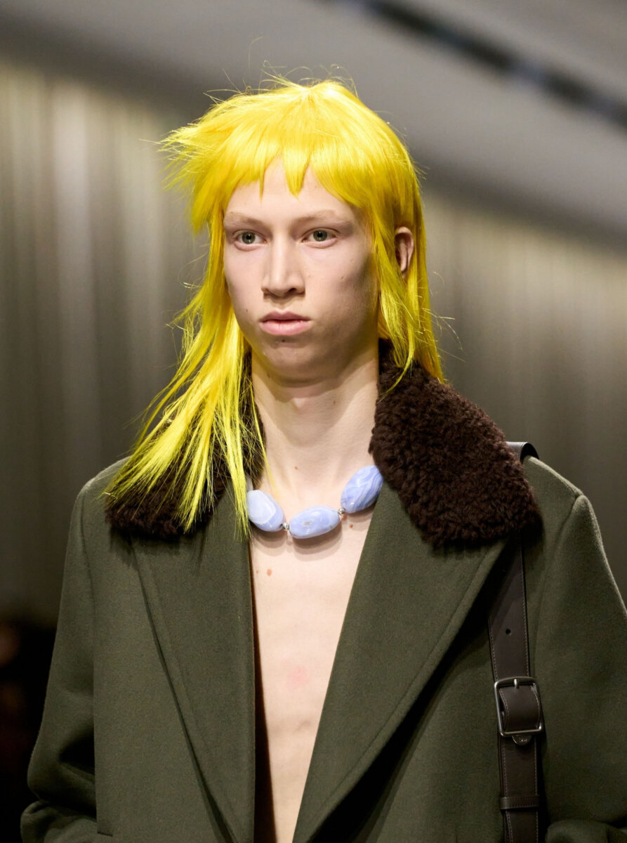 Neon yellow wigs 