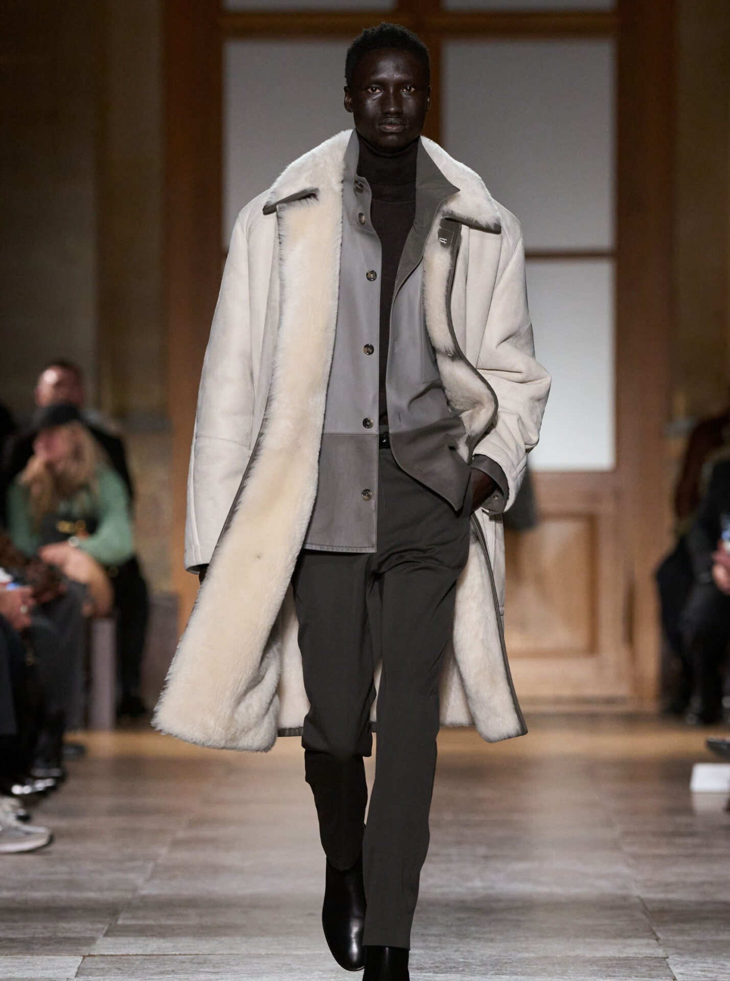 Shearling coat