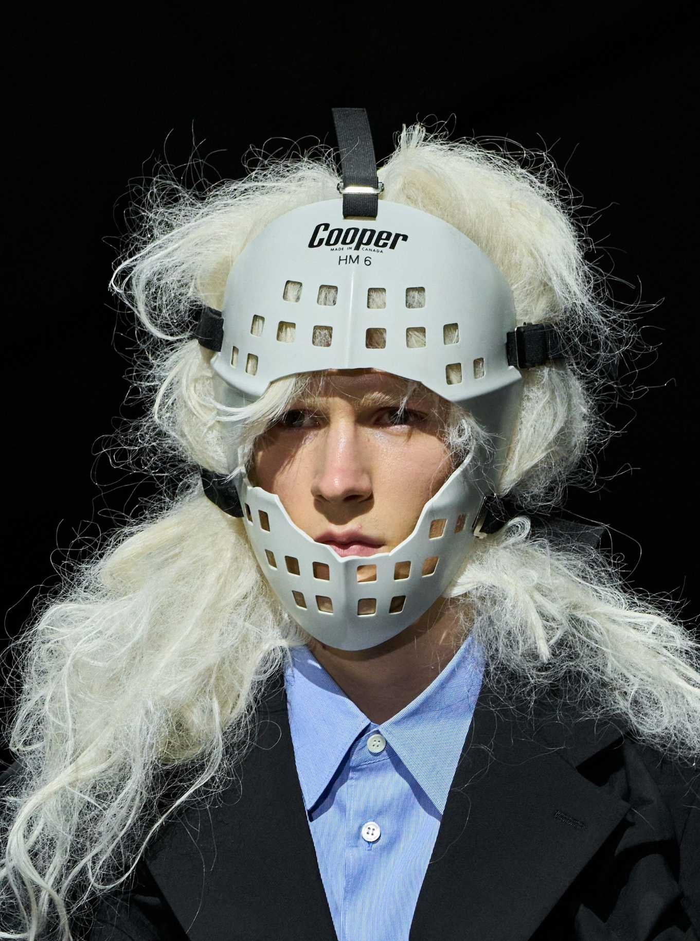 Horror masks at Comme des Garçons Homme Plus F/W 2026