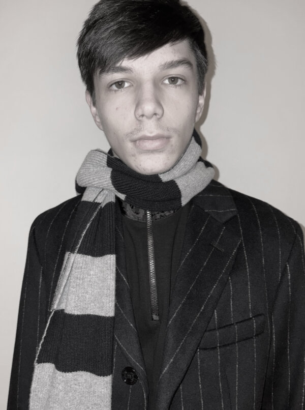 Hechter Paris three quarter zip, jacket and scarf