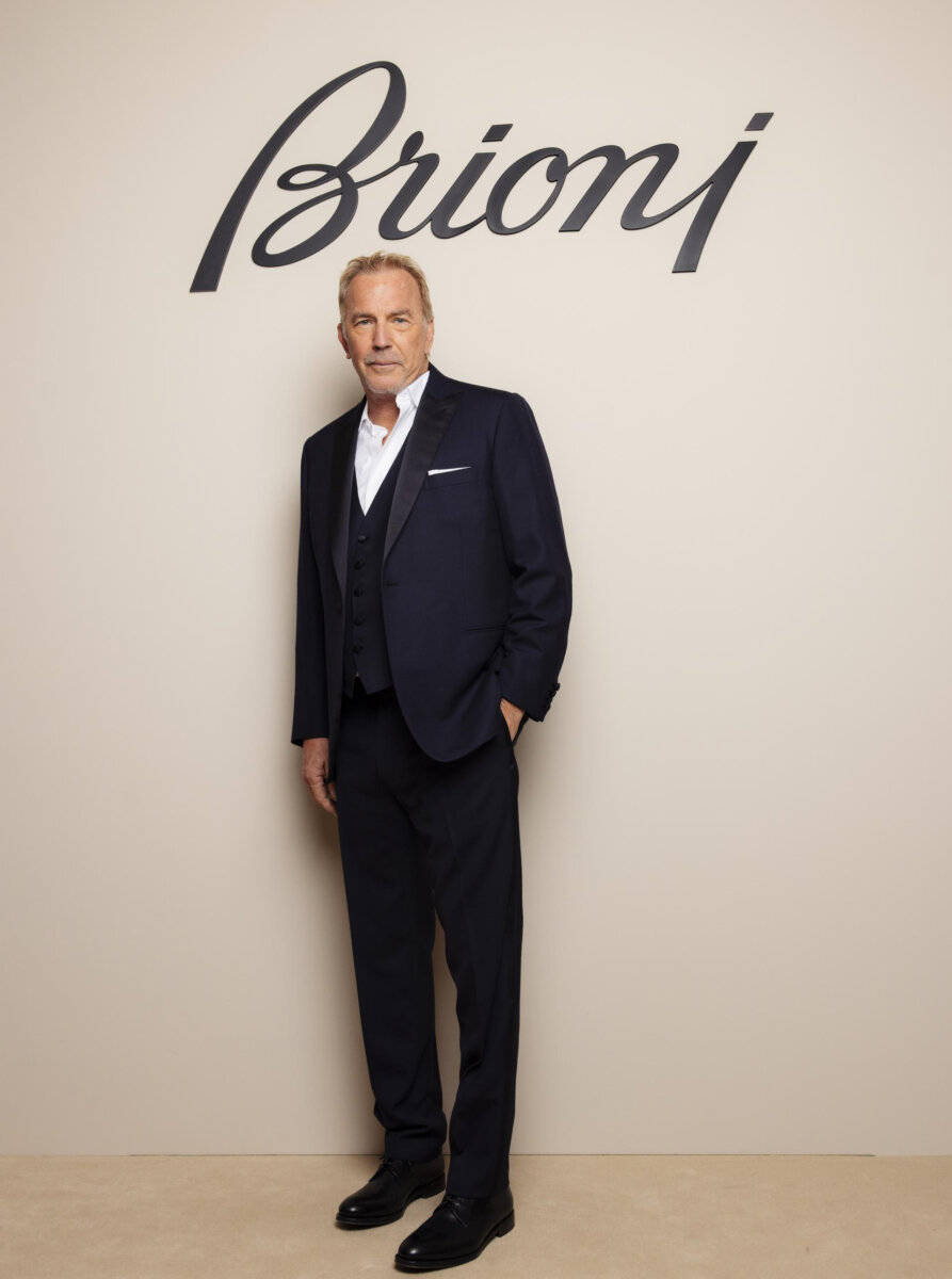 Kevin Costner at Brioni