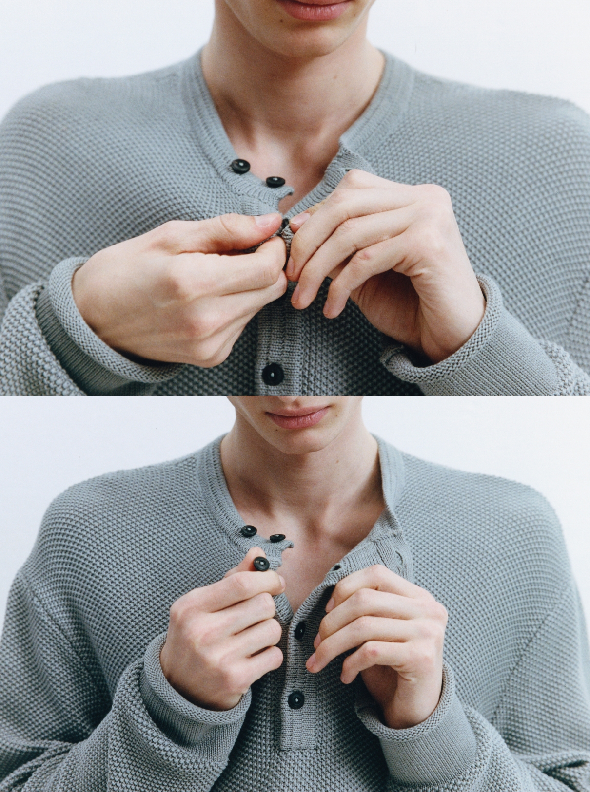 38 Male model dressing in Giorgio Armani
