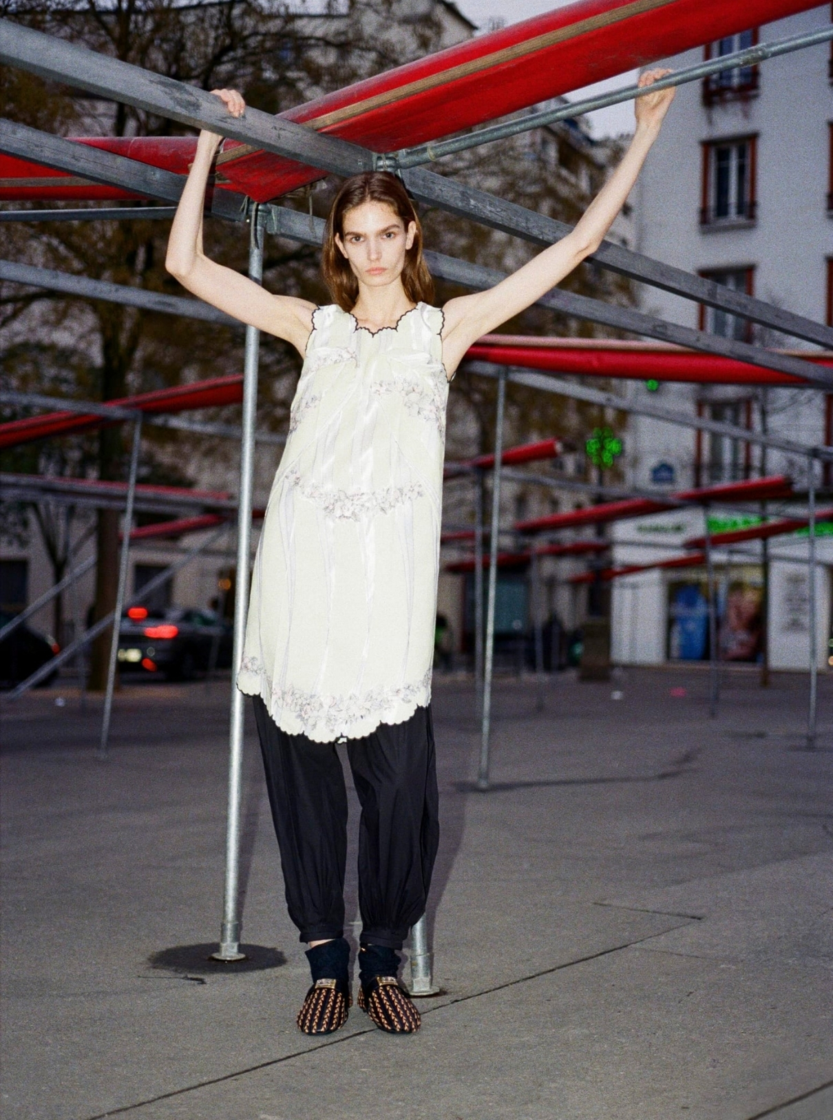 Lia Marie Mielke in total look Louis Vuitton