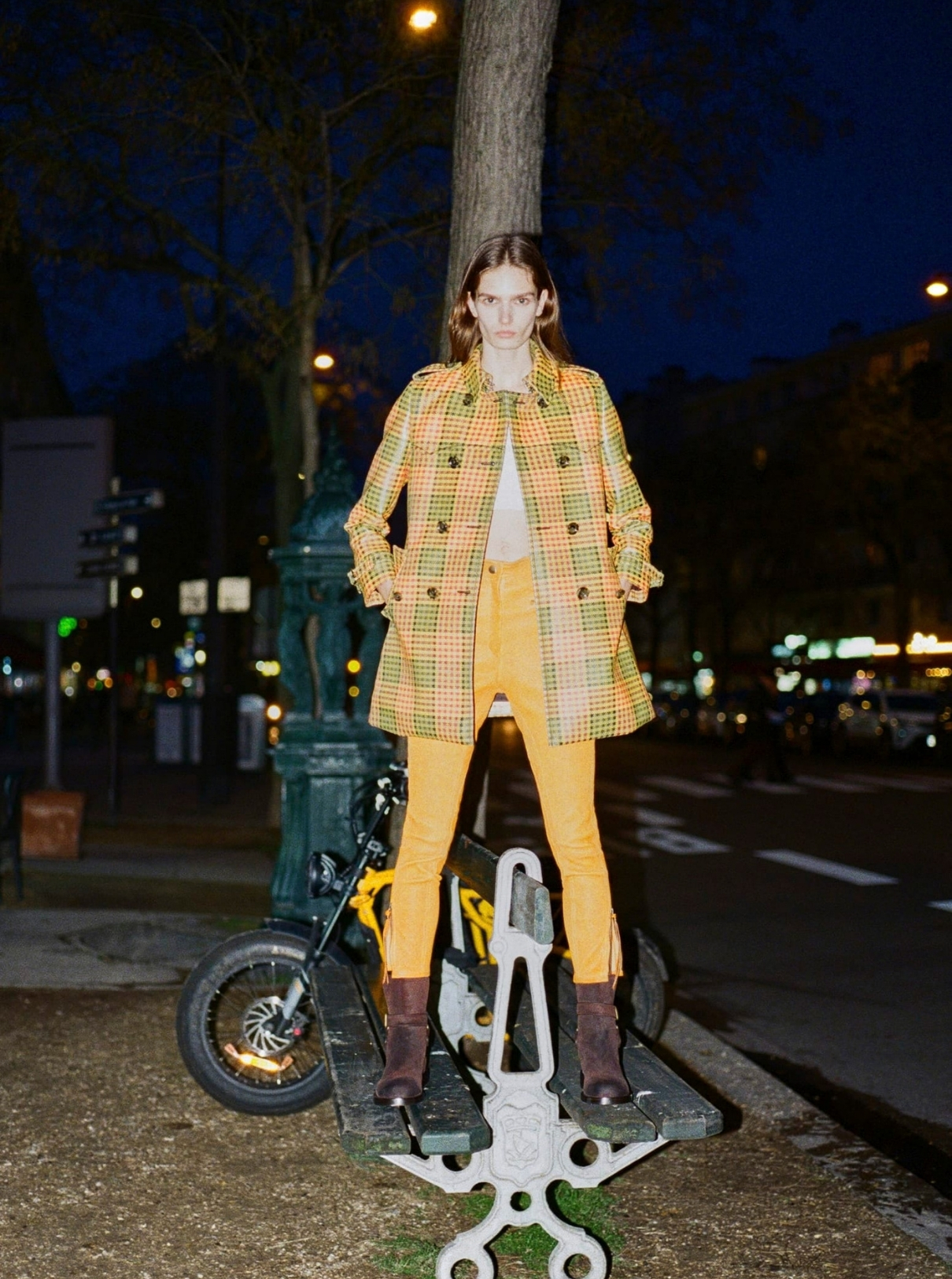 Lia Marie Mielke wearing Burberry