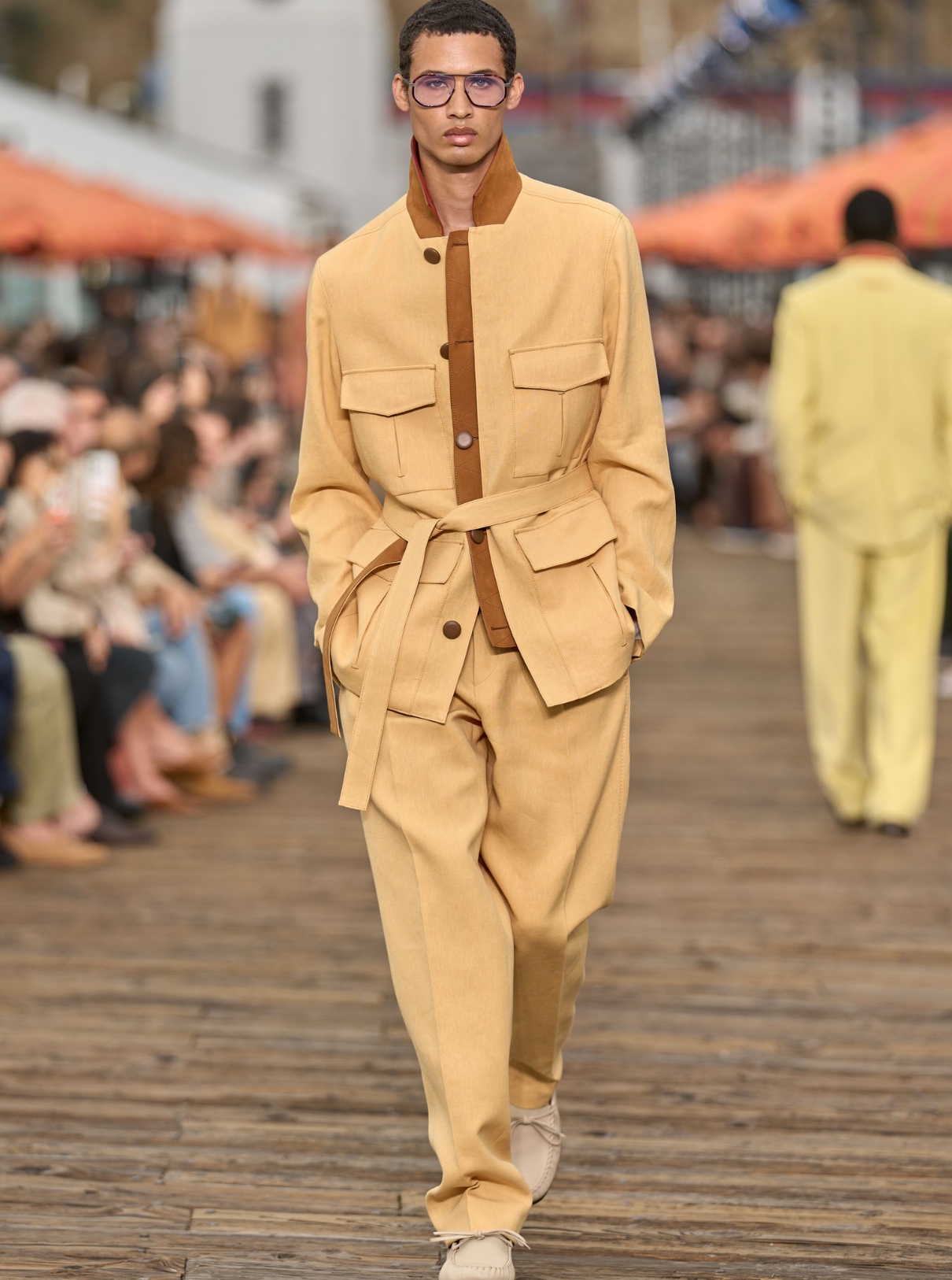 Zegna S/S 2027 show in Malibu